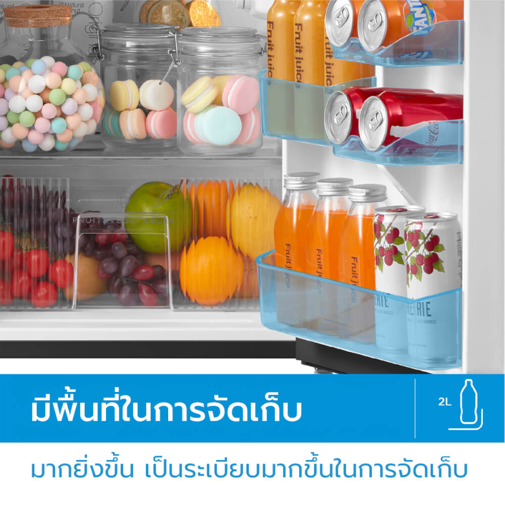 ตู้เย็น 2 ประตู MIDEA รุ่น MDRT134FGG50TH (GRAY) ความจุ 87 ลิตร ขนาด 3Q (สีเทา)_6
